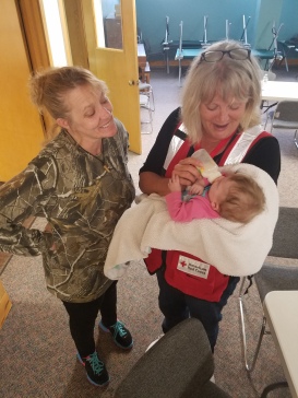 Carol Korra Lisa Portage fire shelter May 2018